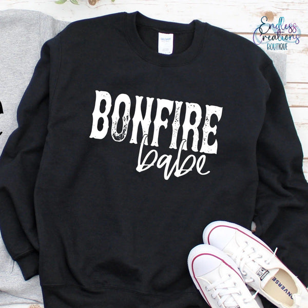 Bonfire Babe Crewneck Sweatshirt